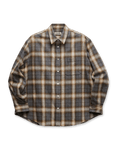 COOR Ombre Flannel One Pocket Checkered Shirt | Rezet Store