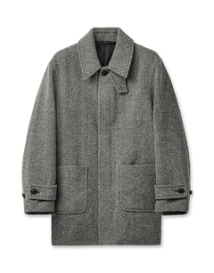 COOR Herringbone Half Coat | Rezet Store