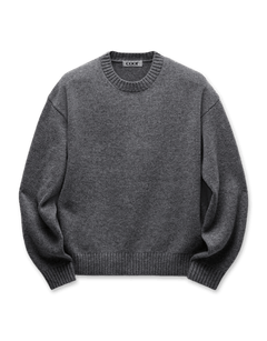 COOR Wool Cropped Crewneck Sweater | Rezet Store