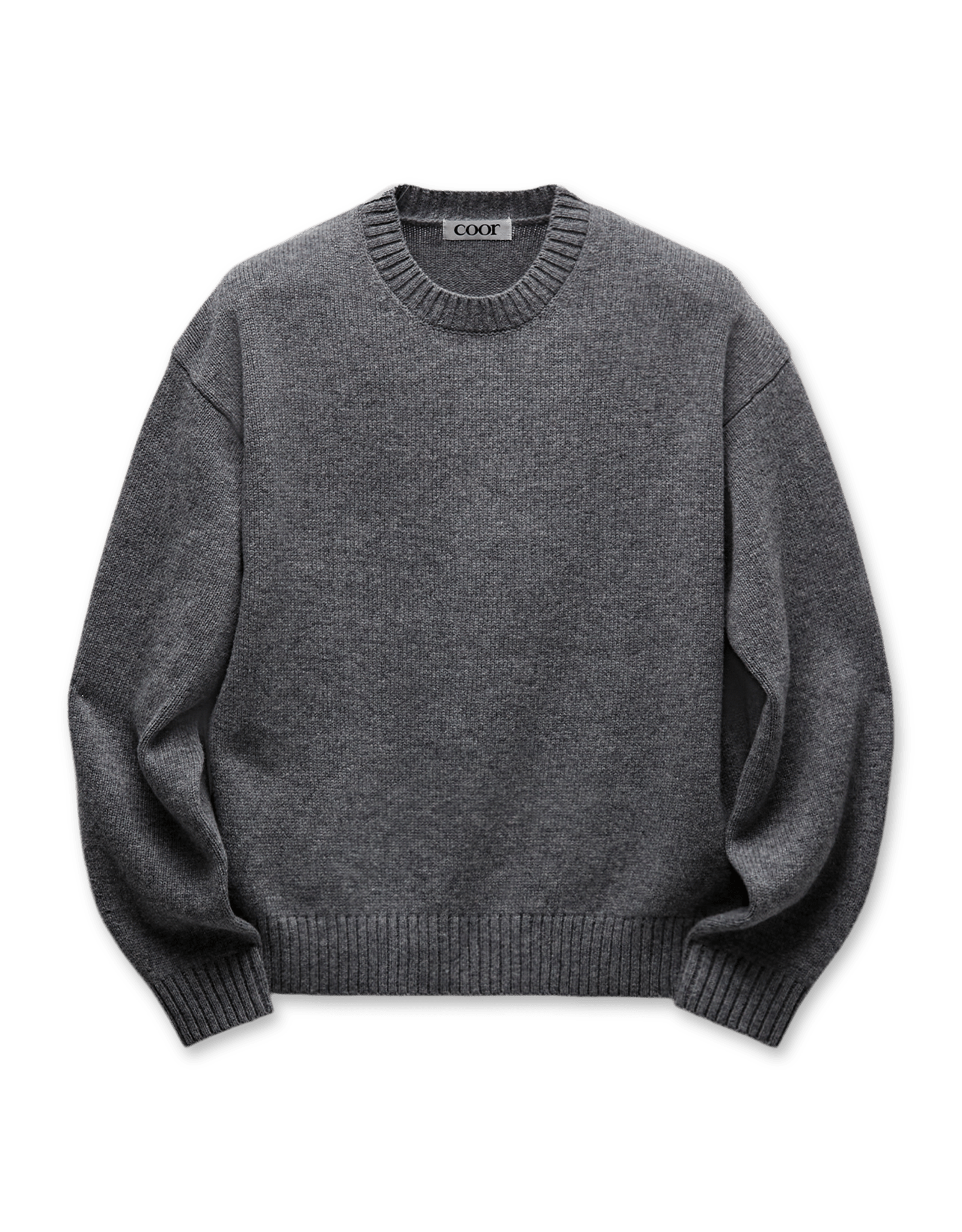 COOR Wool Cropped Crewneck Sweater | Rezet Store