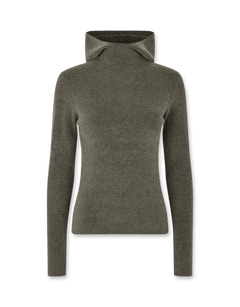 oval square Alanis Hood Knit | Rezet Store