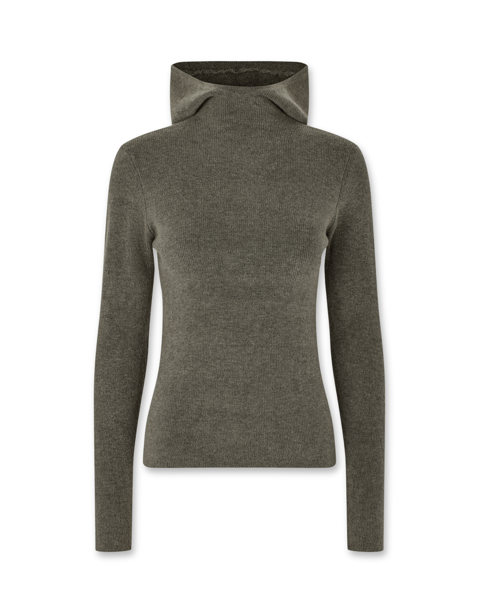 oval square Alanis Hood Knit | Rezet Store