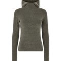 oval square Alanis Hood Knit | Rezet Store