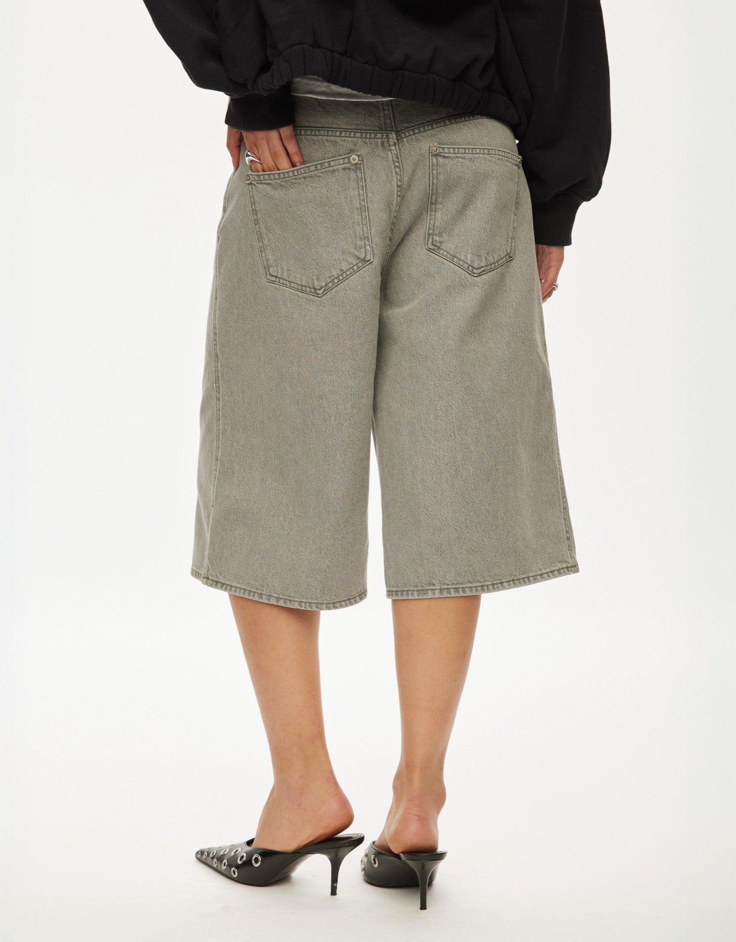 oval square City Denim Shorts | Rezet Store