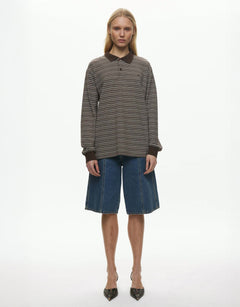 oval square Steffi Oversized Polo | Rezet Store