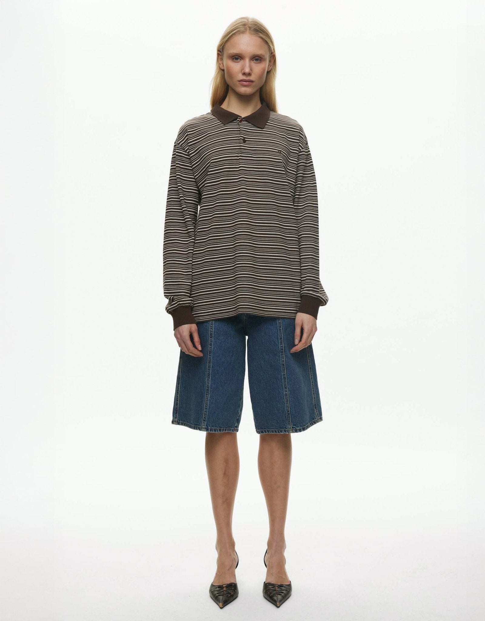 oval square Steffi Oversized Polo | Rezet Store