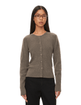 oval square Alanis Knit Cardigan | Rezet Store