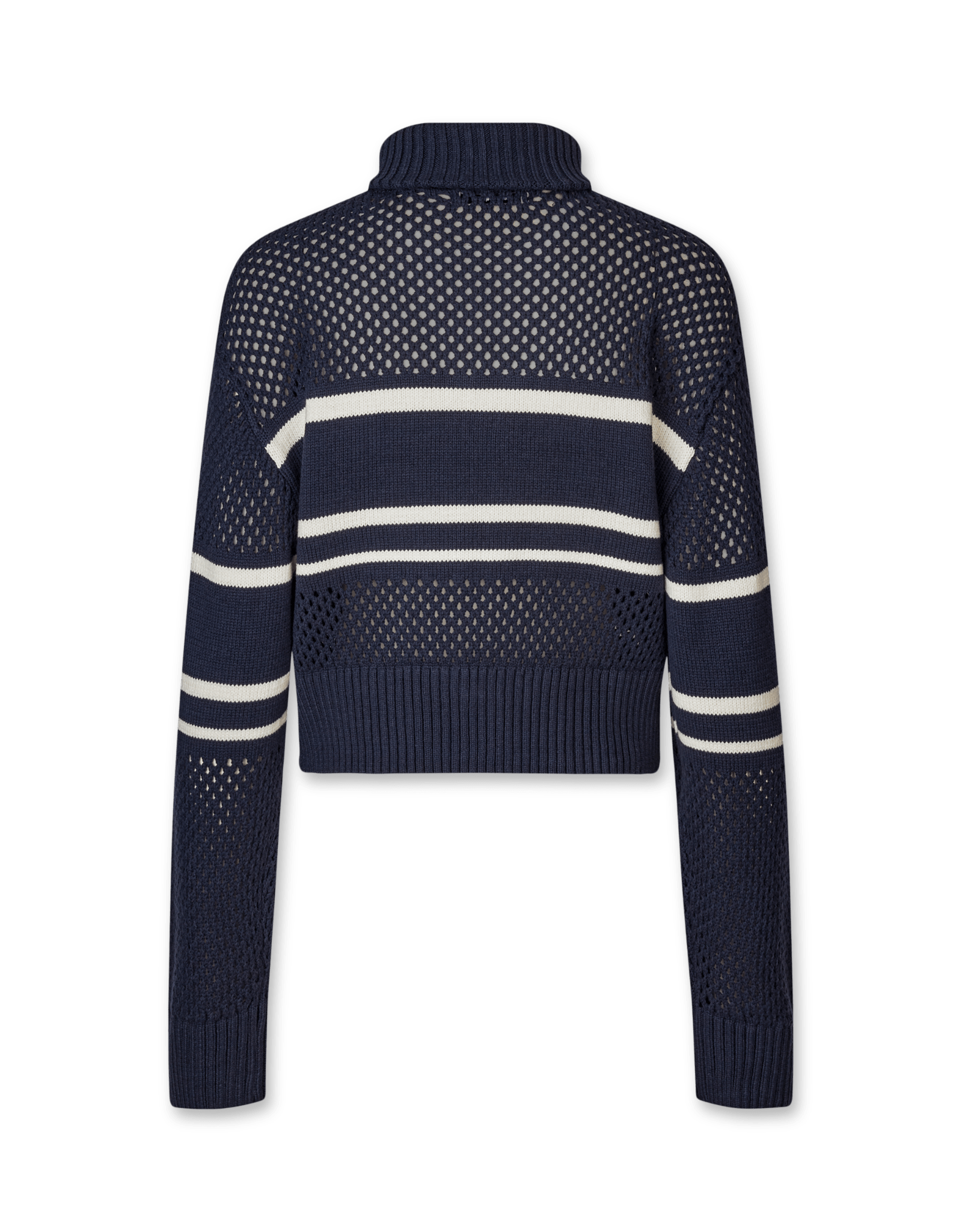 oval square Snow Zip Cardigan | Rezet Store