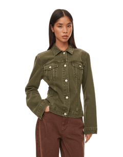 oval square Edie Denim Jacket | Rezet Store