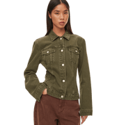 oval square Edie Denim Jacket | Rezet Store