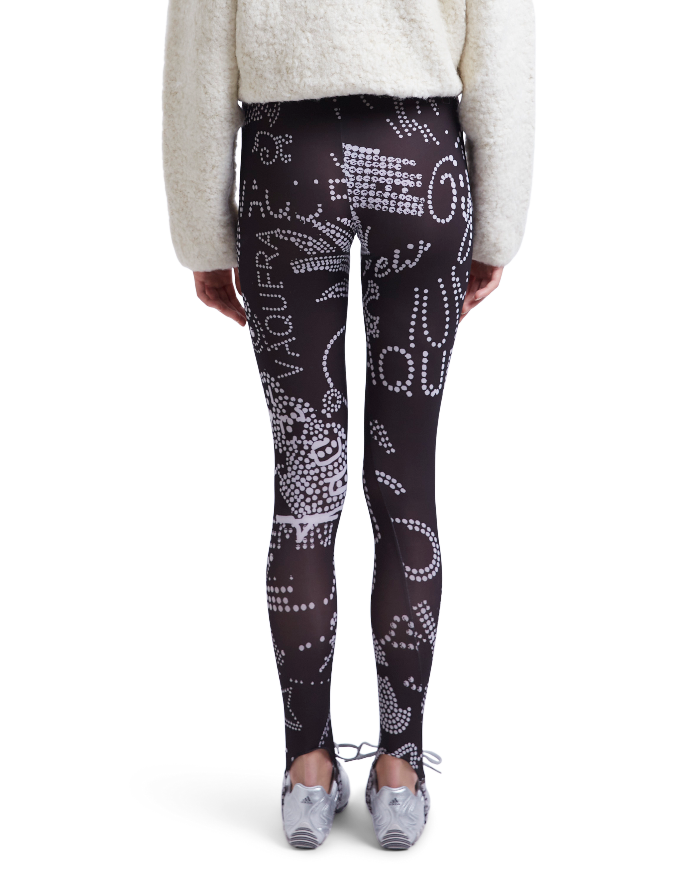 Rhinestuds Legging Knit