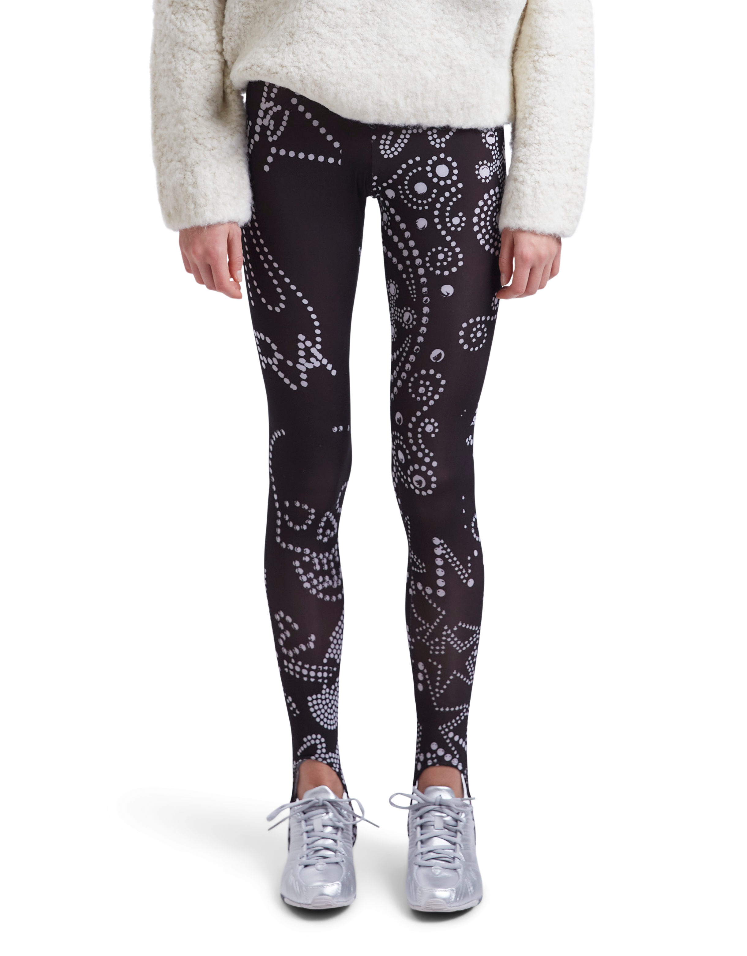 Rhinestuds Legging Knit