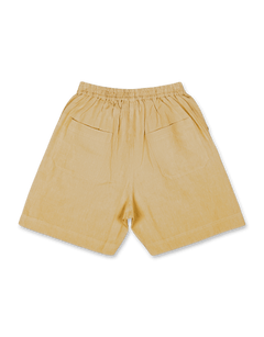 Cotton Linen Elastic Short