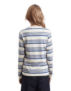 Embroidery Stripe Longsleeve T-shirt