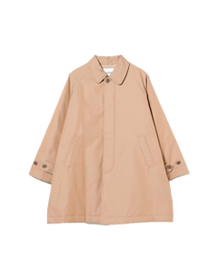 Cotton Polyester Chambray Soutien Collar Coat