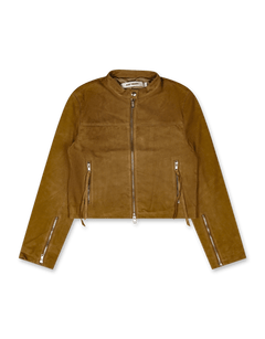 oval square Future Suede Jacket | Rezet Store