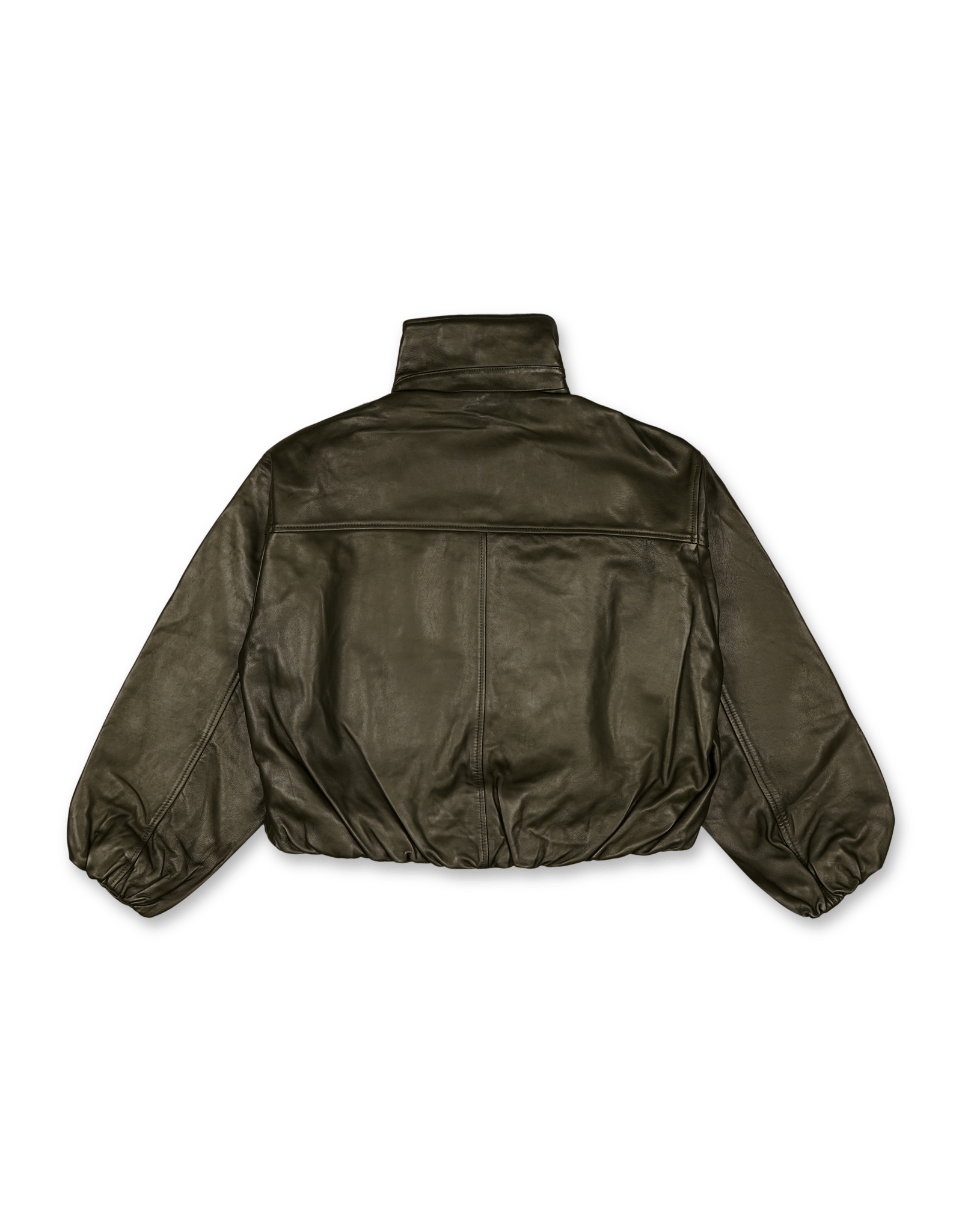 oval square Lenny Leather Jacket | Rezet Store