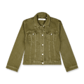 oval square Edie Denim Jacket | Rezet Store