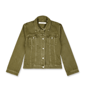 oval square Edie Denim Jacket | Rezet Store