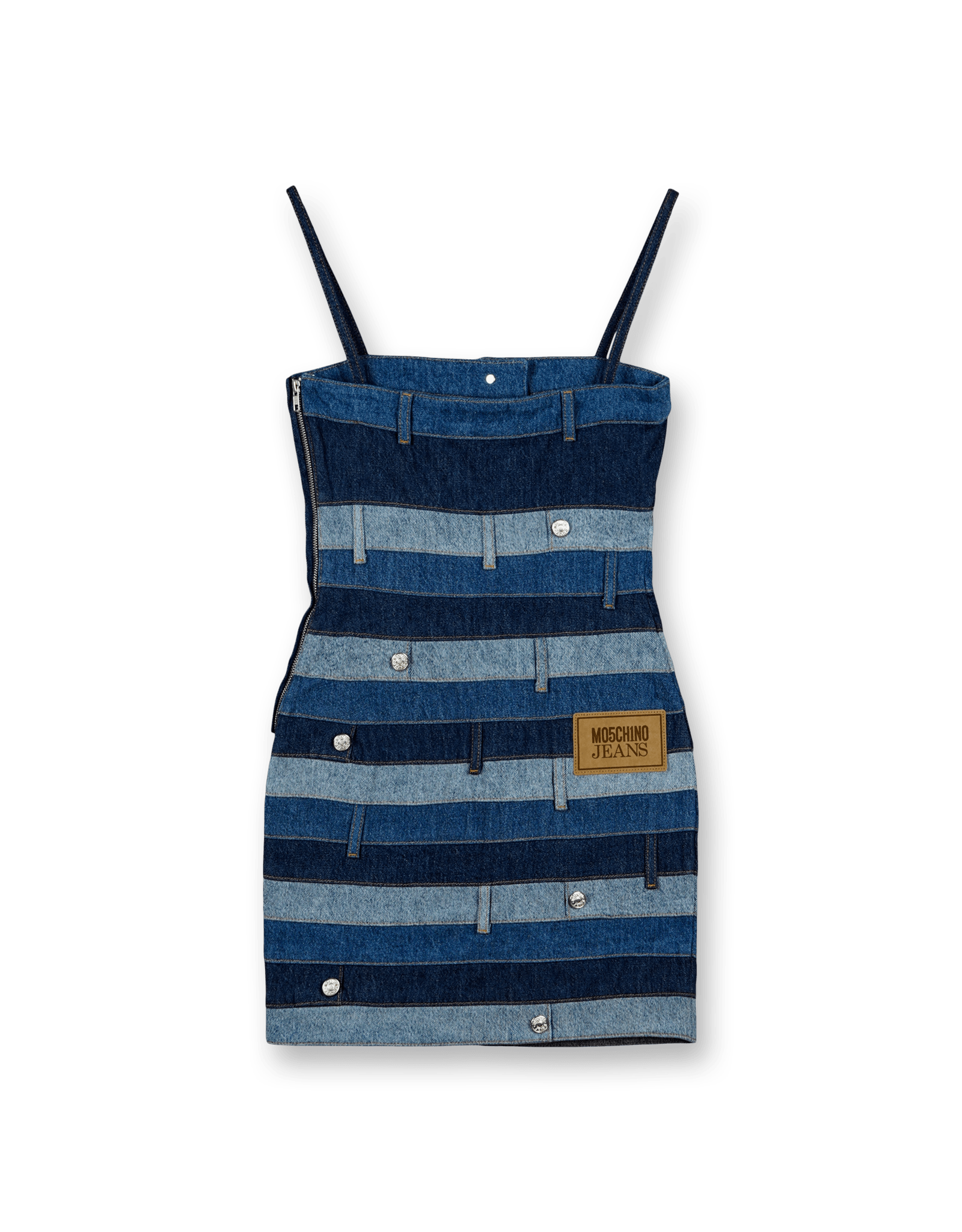 Patchwork Denim Dress