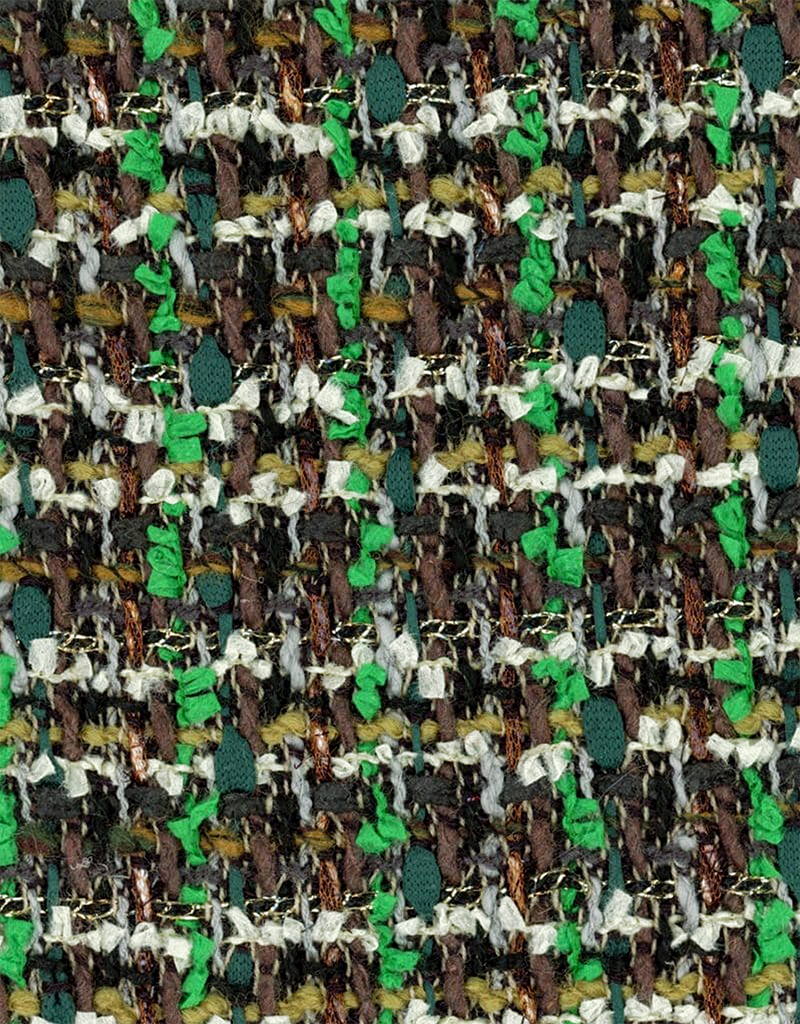 Bouclé Wool Hooded Zip-Up Jacket