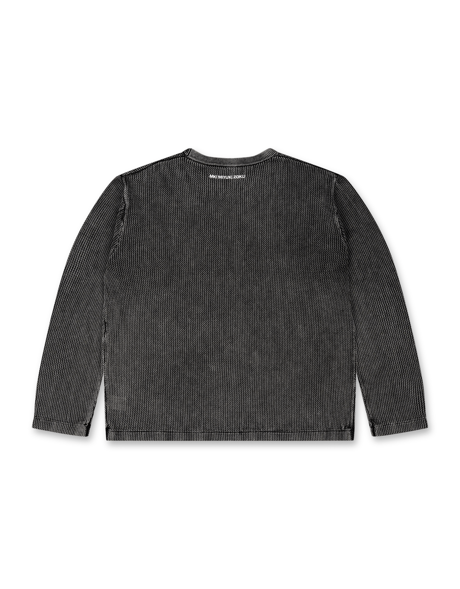 MKI Miyuki Zoku Pigment Dyed Loose Gauge Long Sleeve | Rezet Store