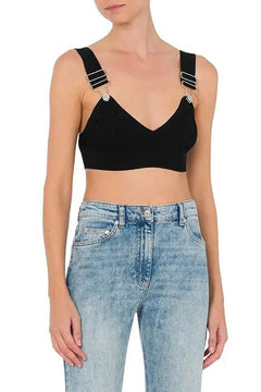 Suspender Crop Top