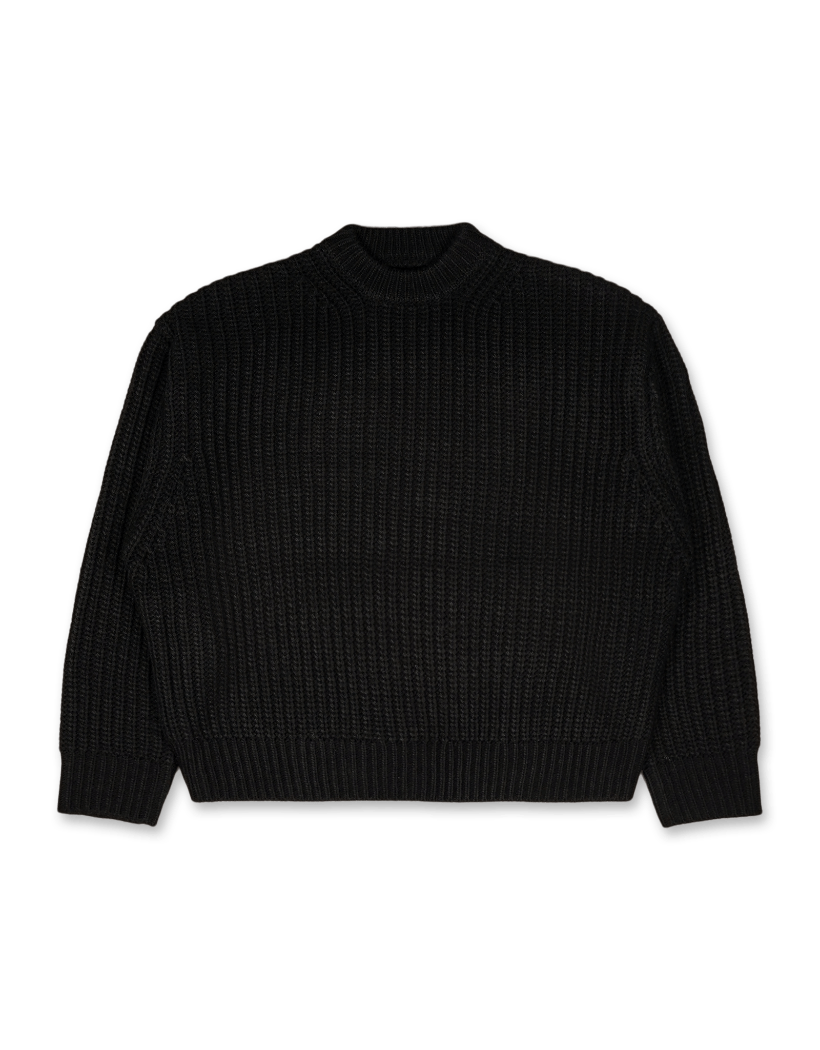 Chunky Rib Knit Crewneck