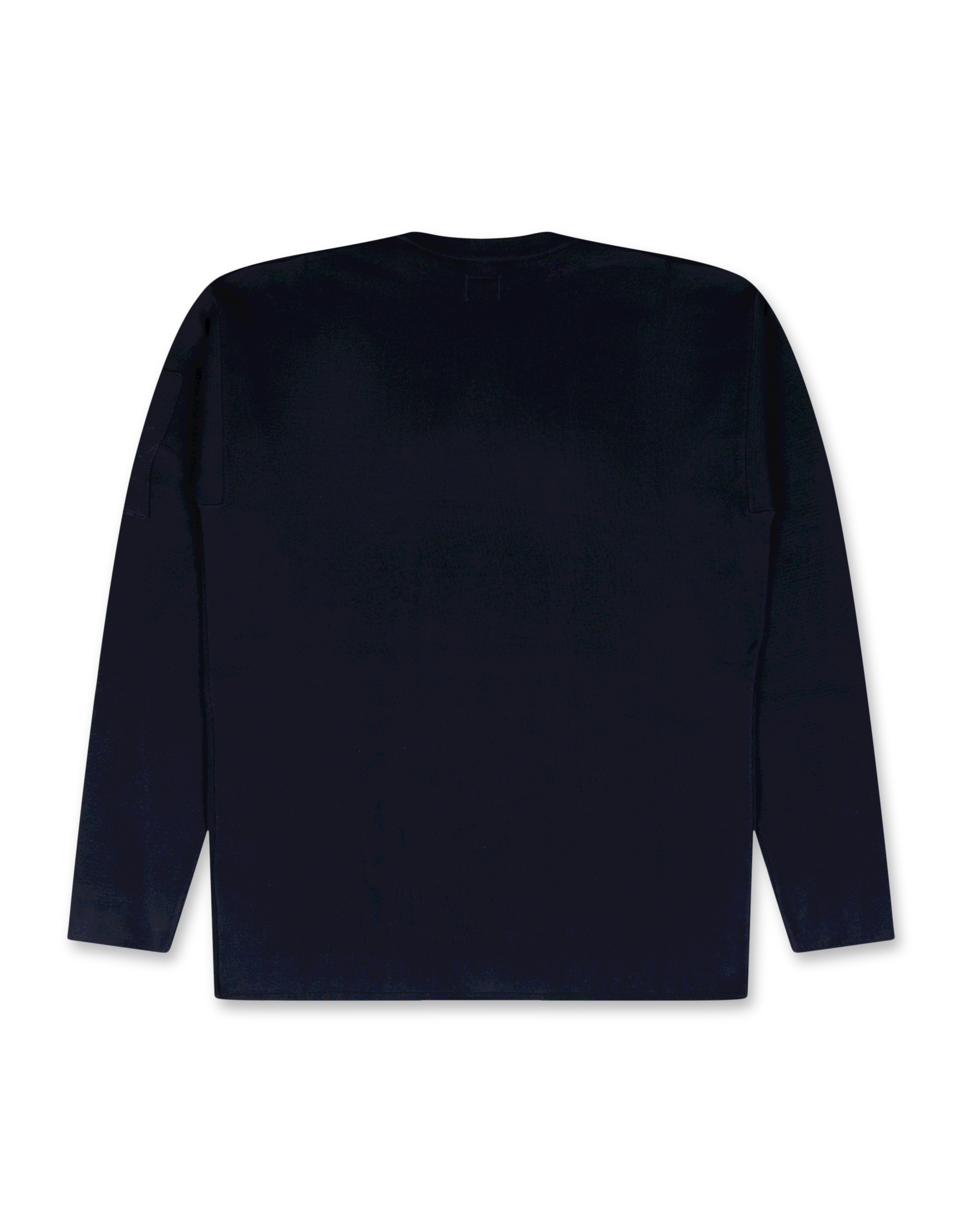 Cotton Sea Island Crewneck Lens Sweater