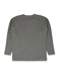 Heavy Piquet Pigment Dyed Mockneck Sweatshirt