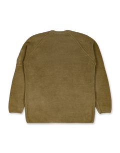 Cotton Chenille Crewneck Lens Sweater
