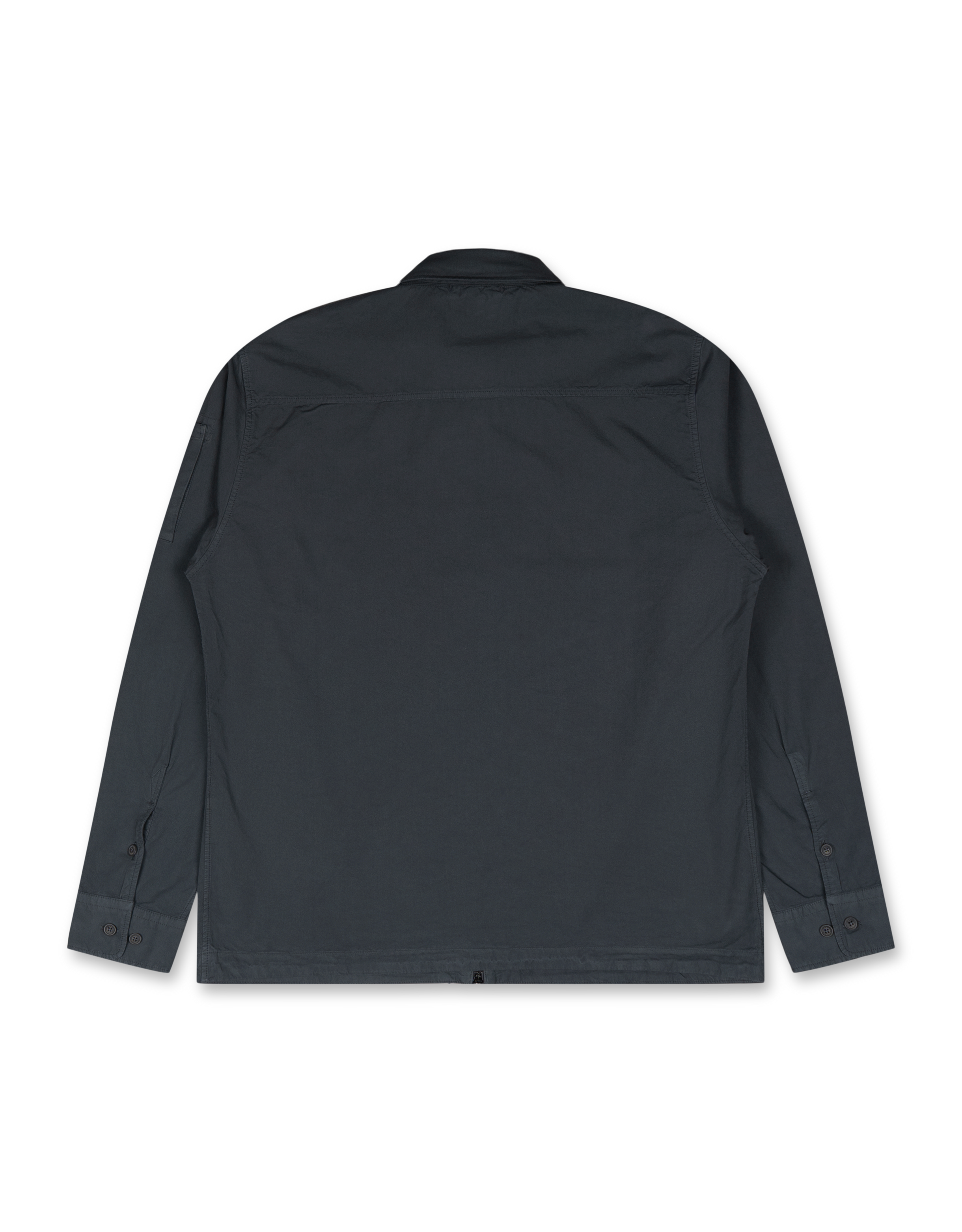 Organic Gabardine Zipped Lens Overshirt