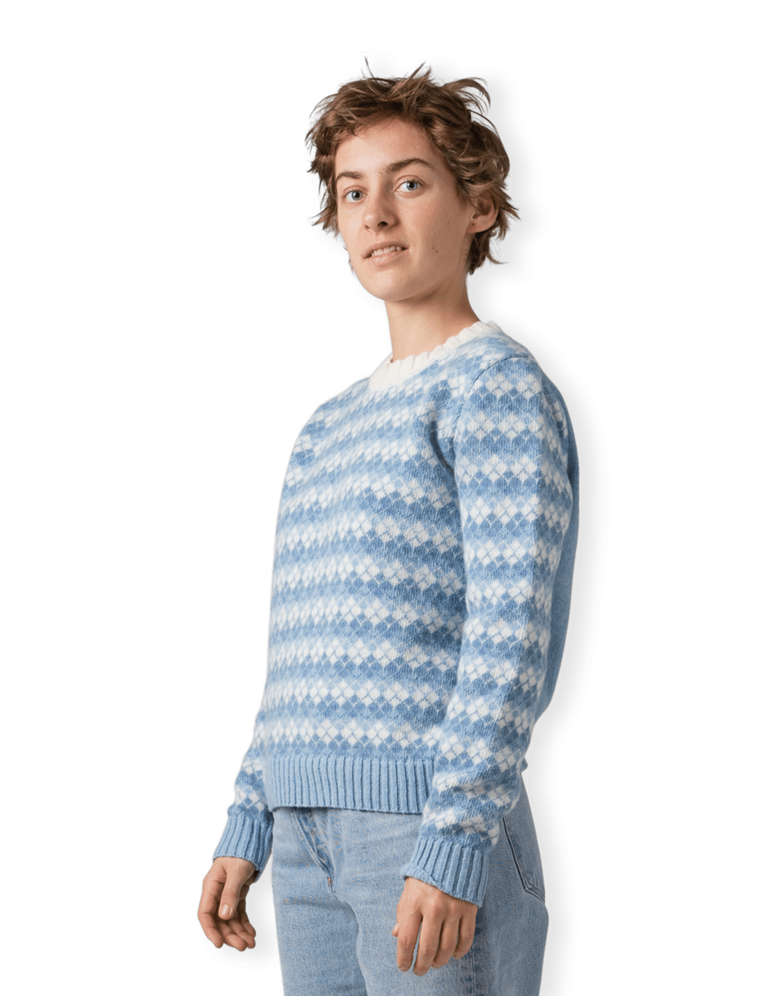 Soligna Argyle Sweater