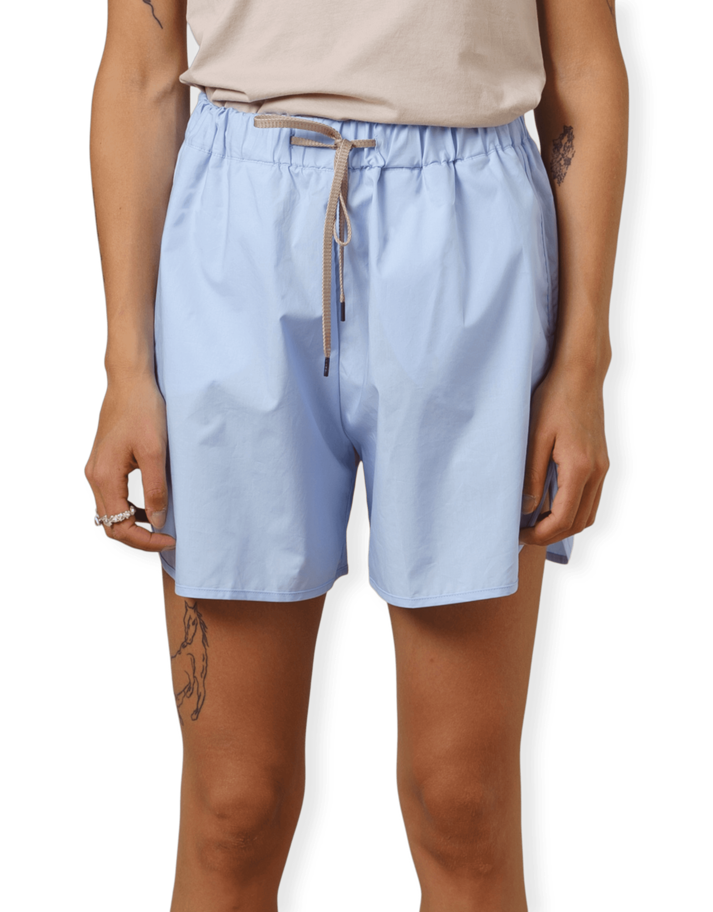 Elastic Waist Shorts