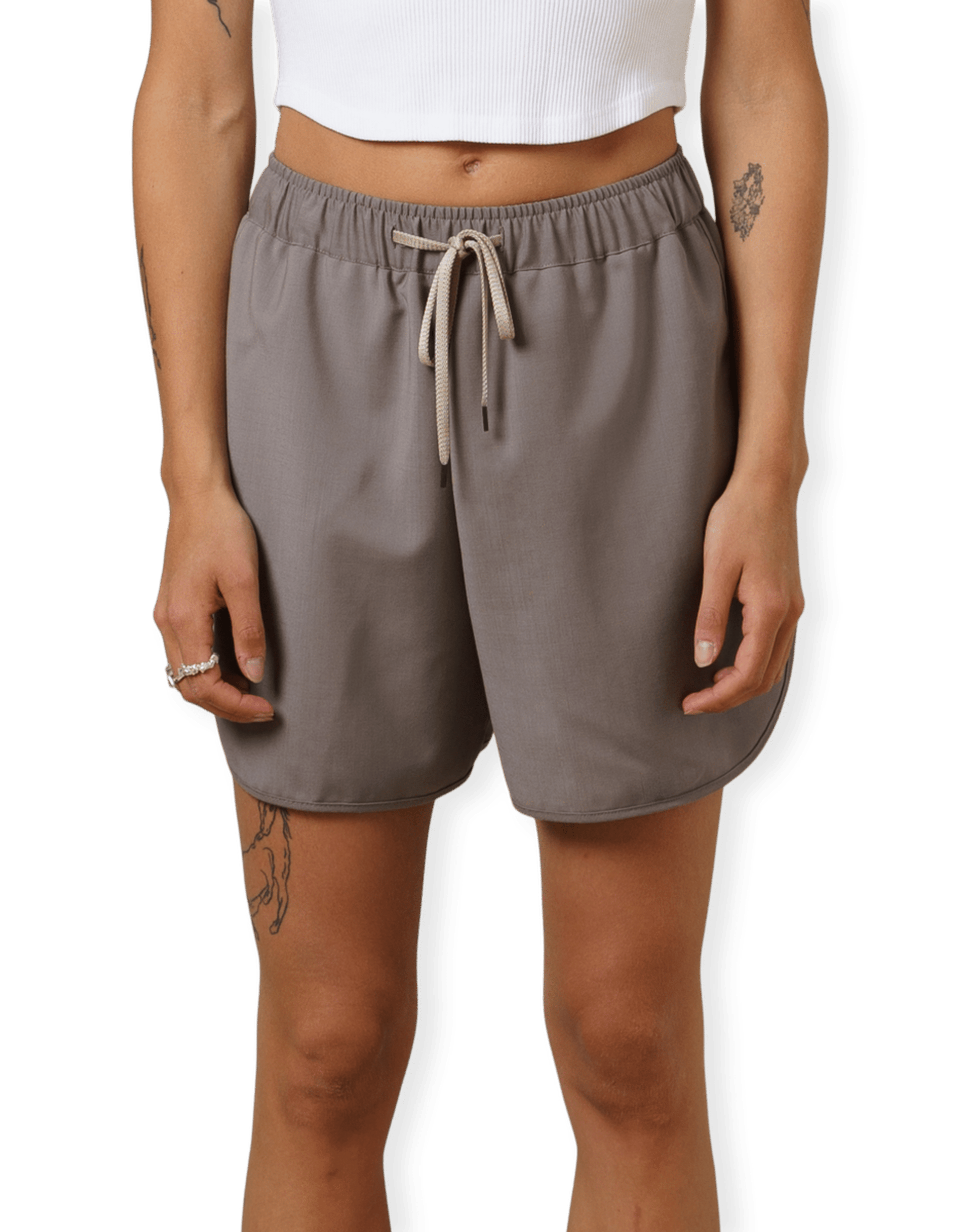 Elastic Waist Shorts