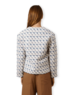 Geometric Padded Jacket