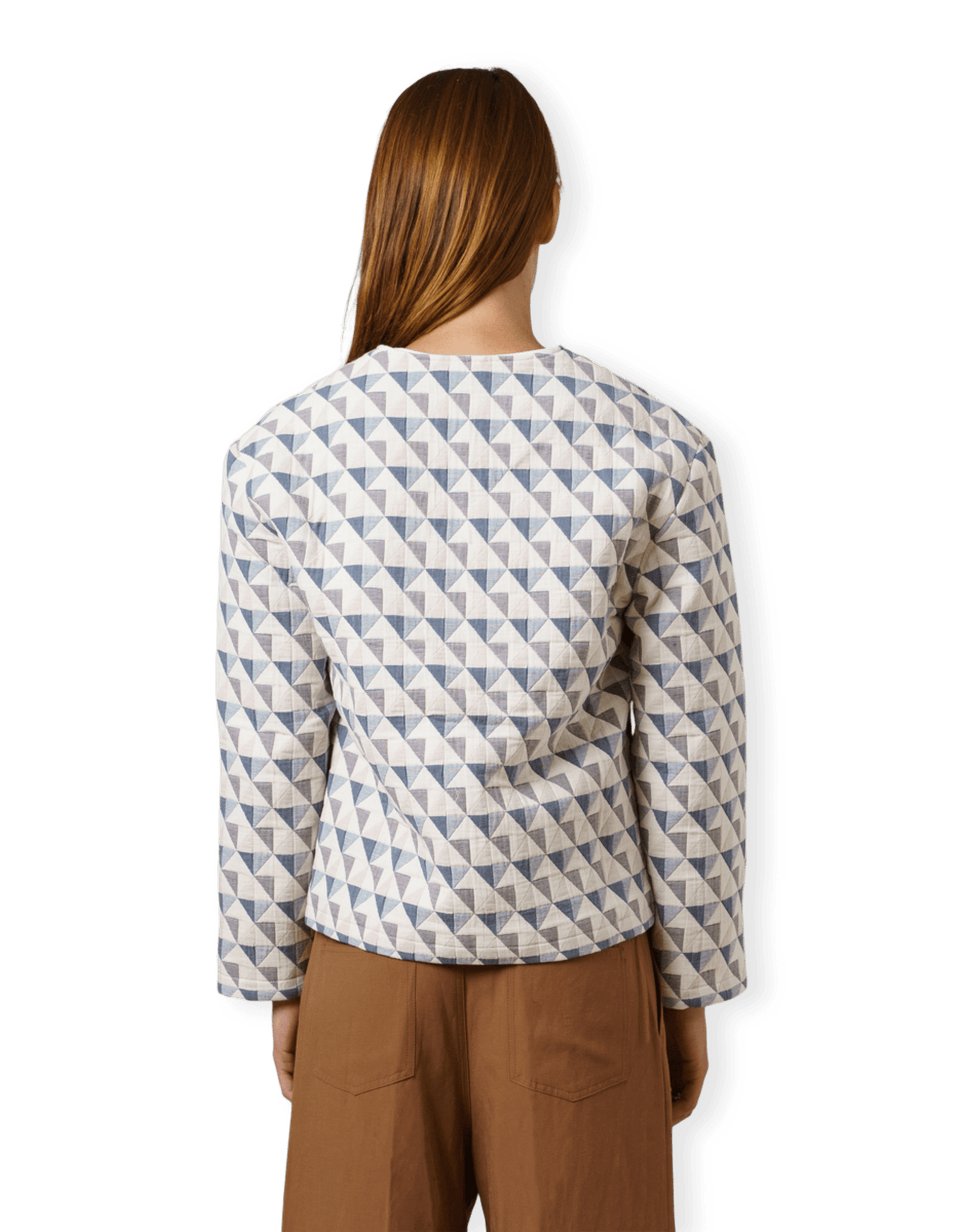 Geometric Padded Jacket