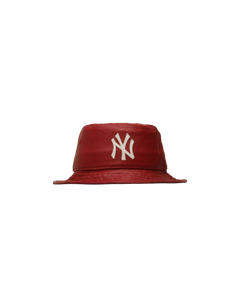 New York Yankees Leather Bucket Hat