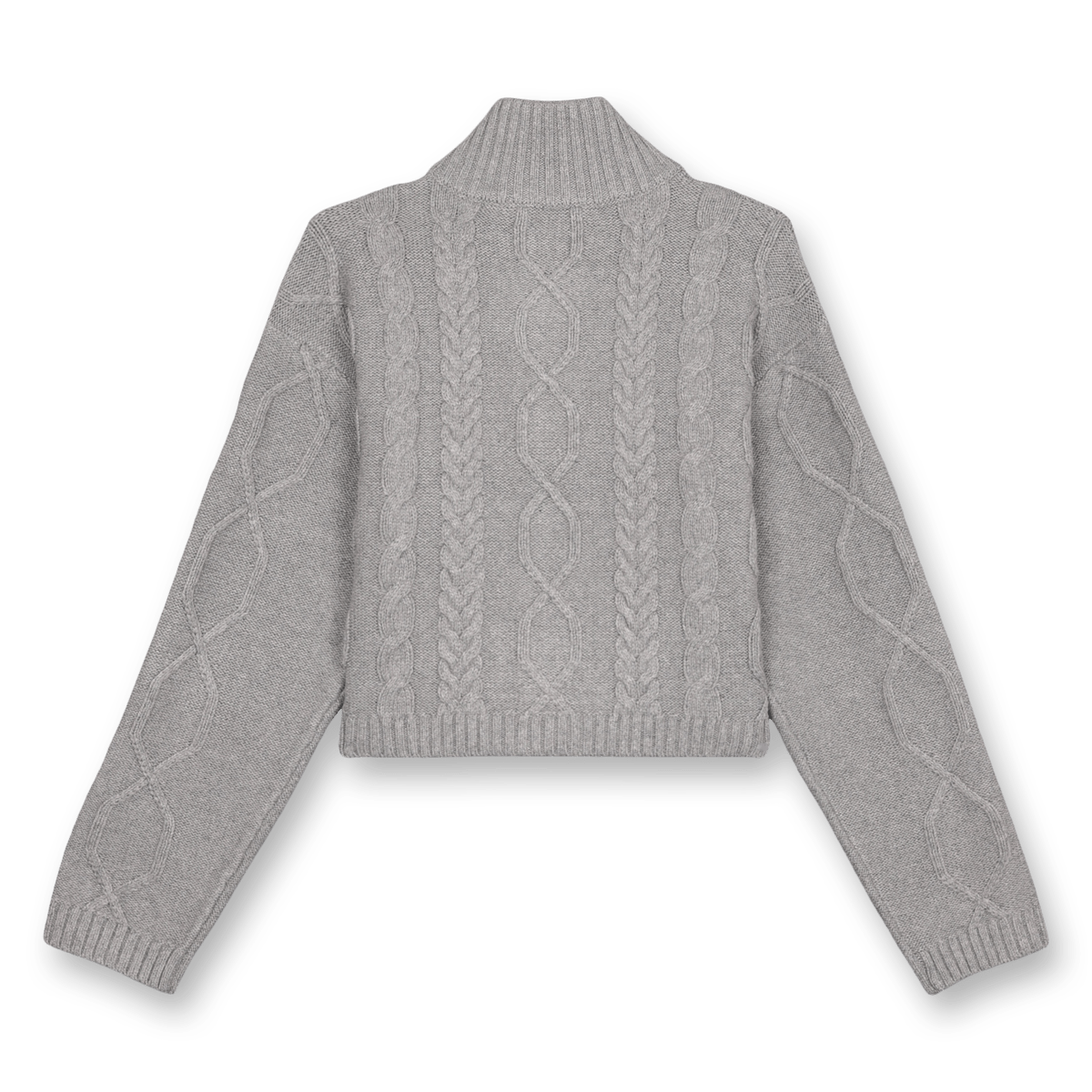 Powder Knit Zip Cardigan