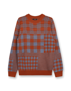 Checked Jaquard Sweater