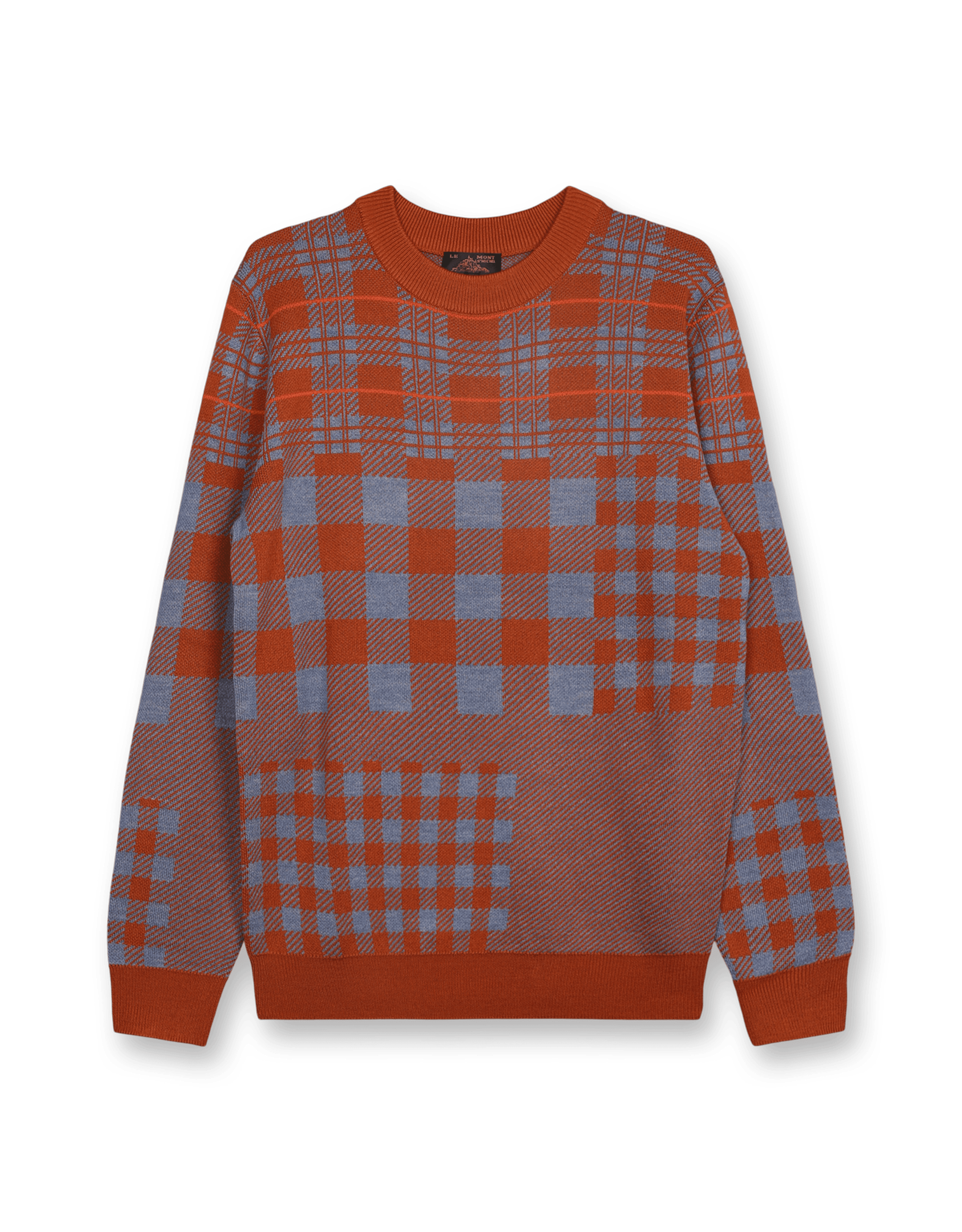 Checked Jaquard Sweater