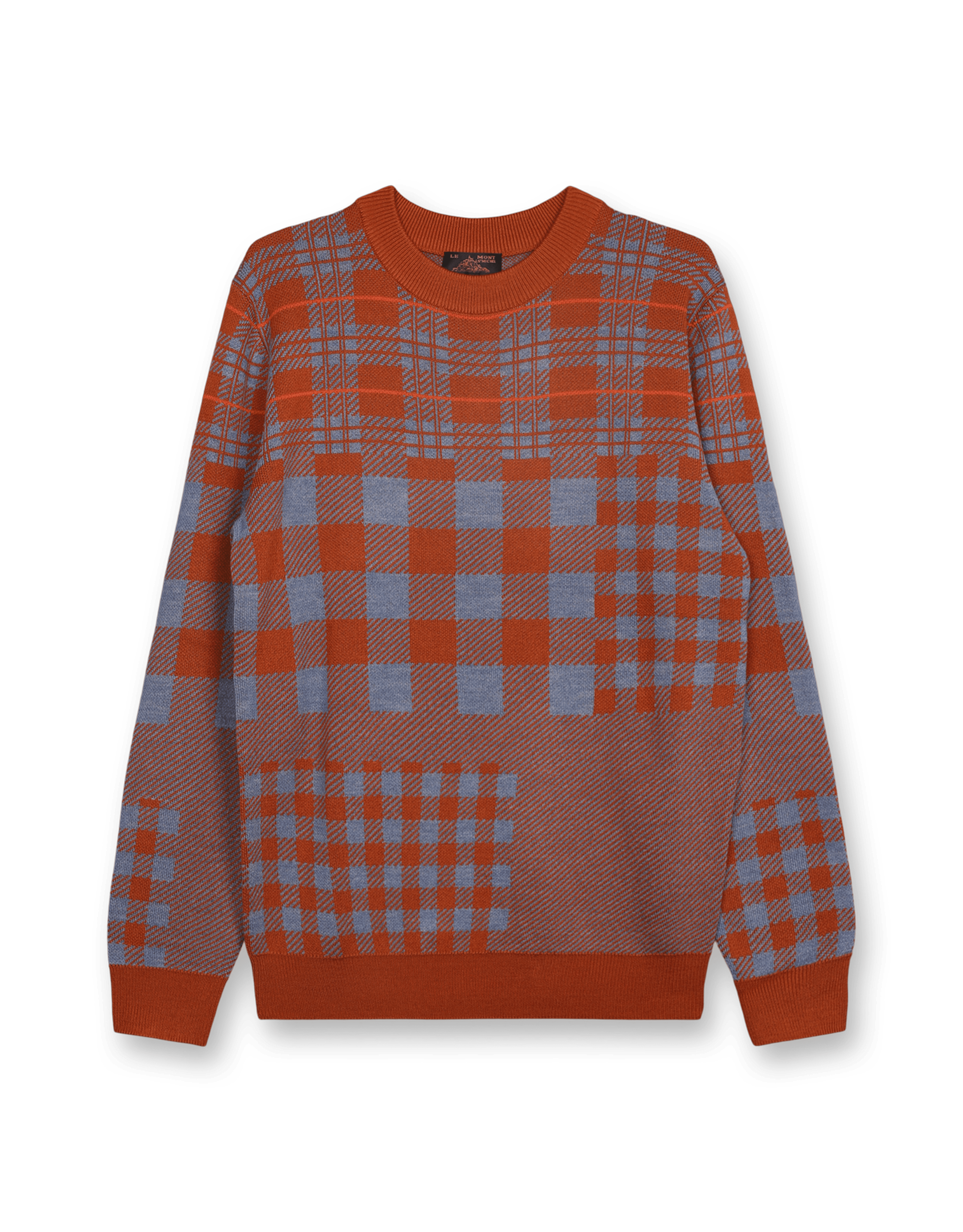 Checked Jaquard Sweater