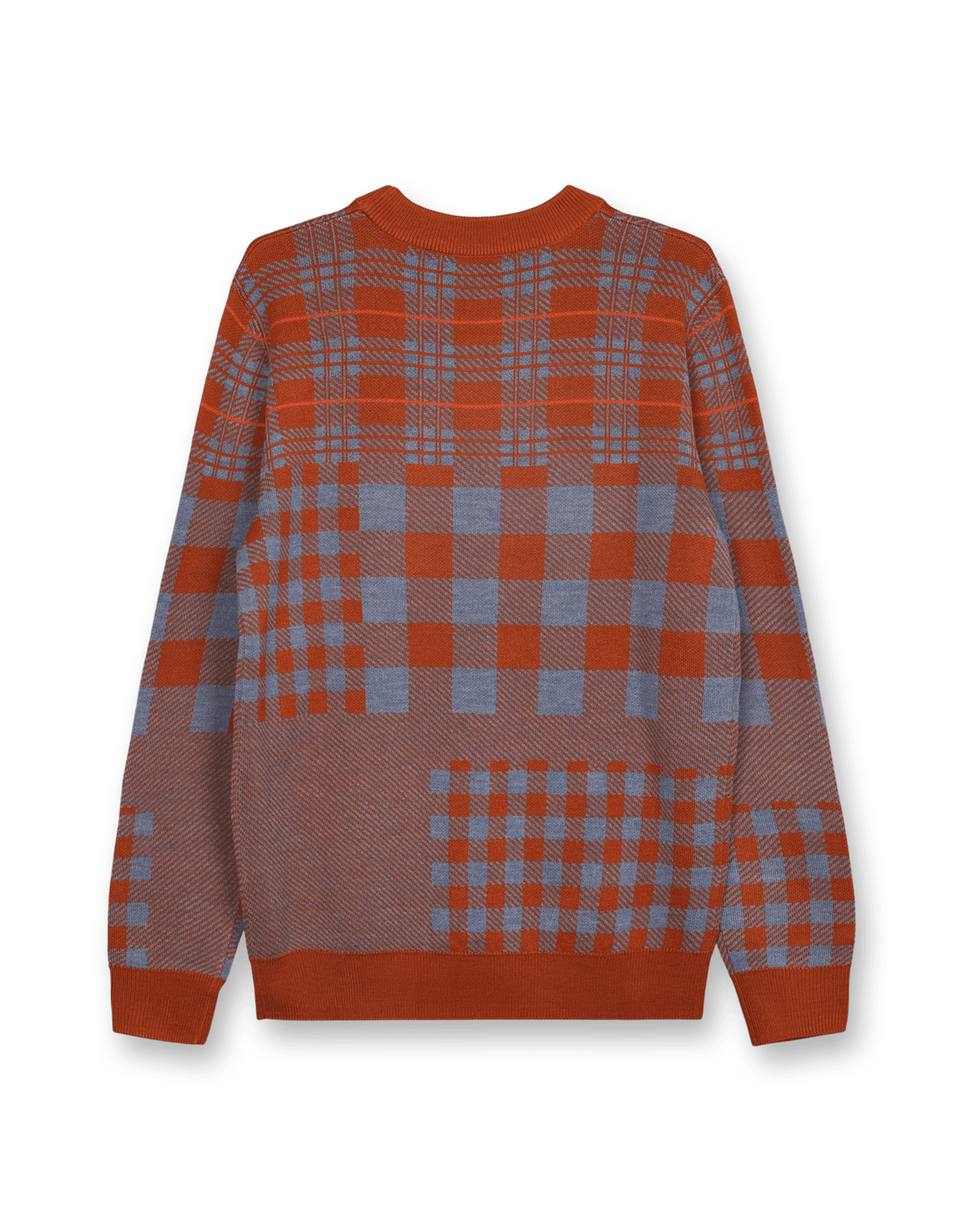 Checked Jaquard Sweater