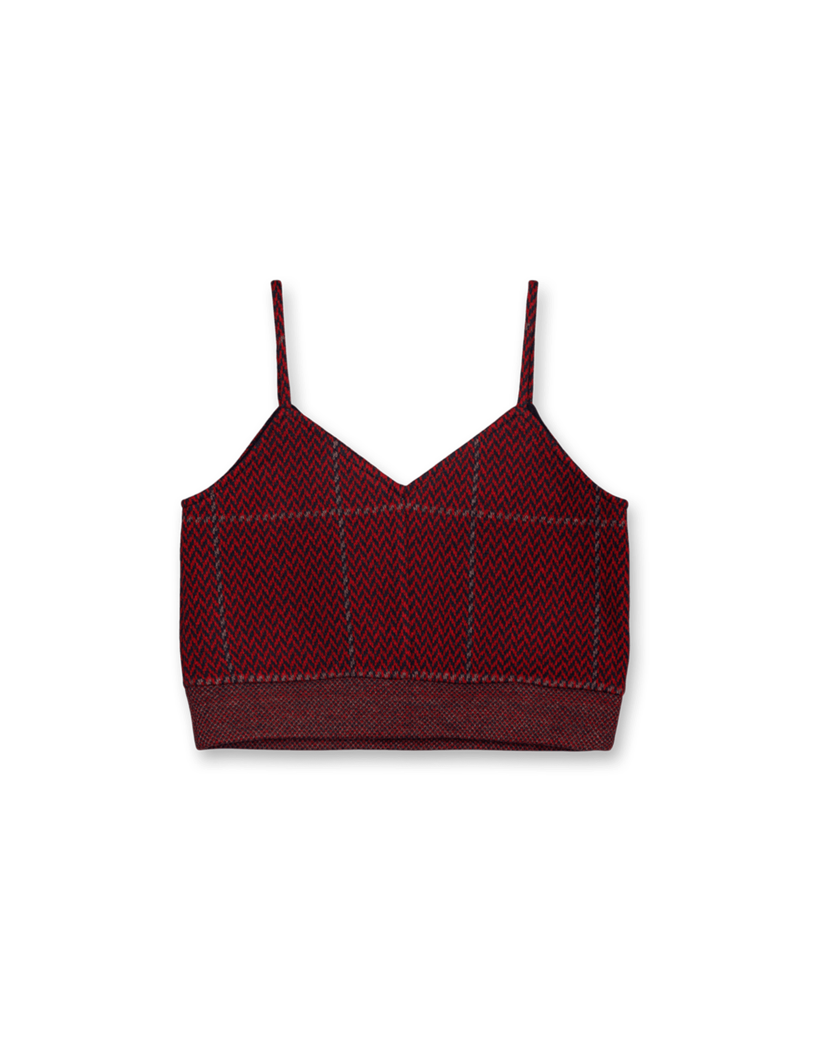 Retro Wool Jaquard Sleeveless Top