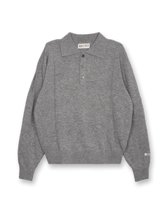 RC Logo Patch Wool Polo Knit