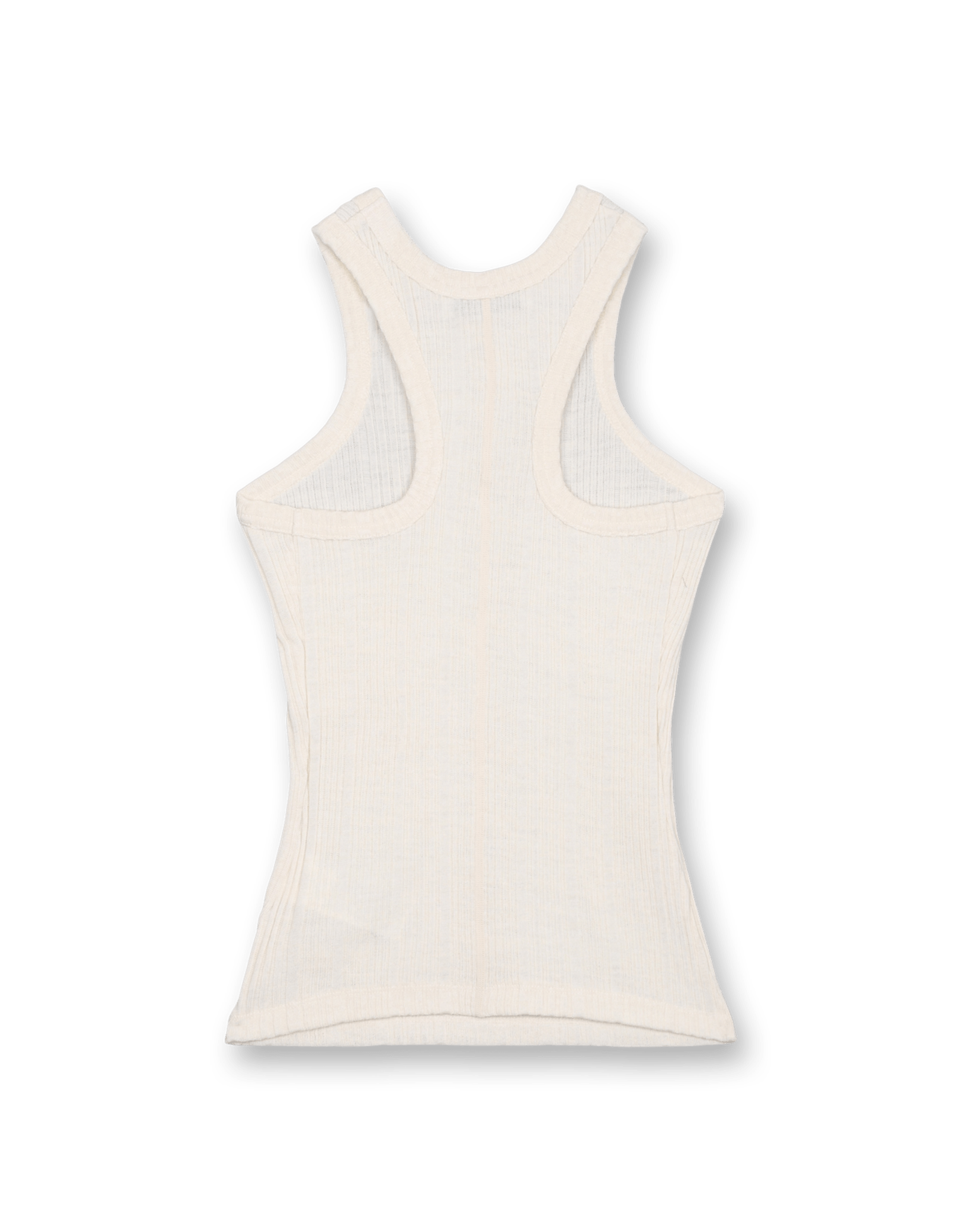 Wool Blend Ribbed Sleeveless Top