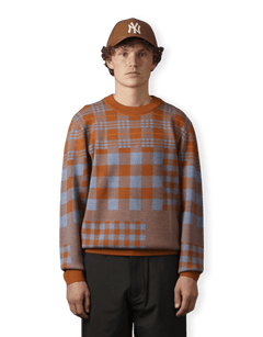 Checked Jaquard Sweater