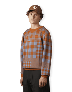 Checked Jaquard Sweater