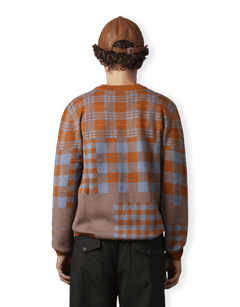 Checked Jaquard Sweater