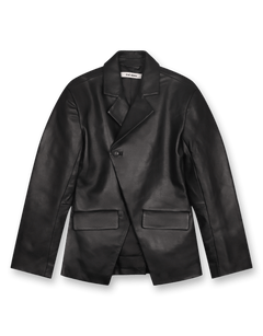 Luxury Leather Blazer